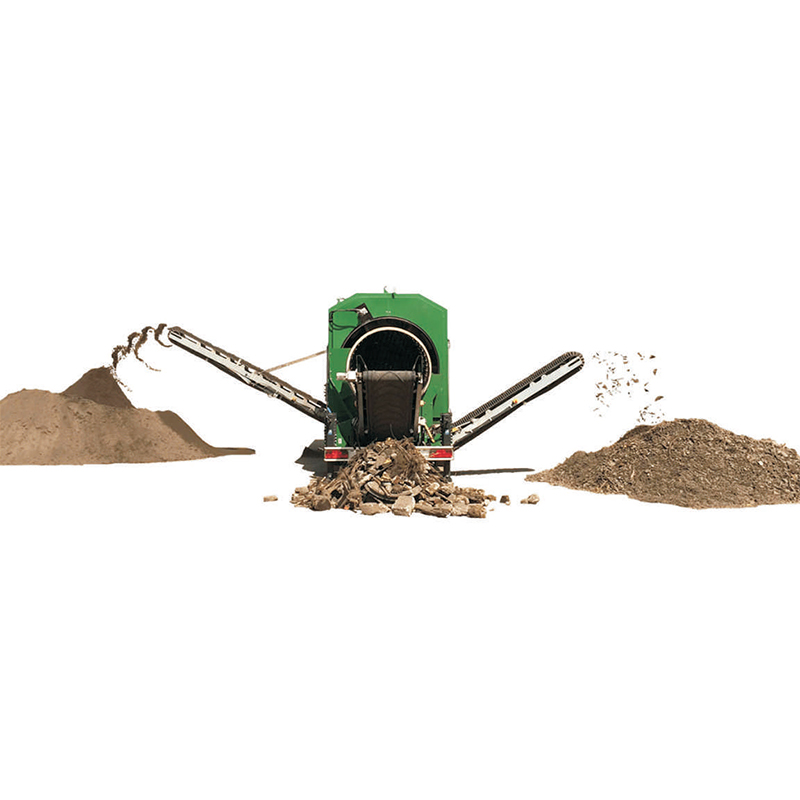 Мобильный тумблерный грохот .3